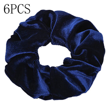 SilkWave 10-Piece Satin Scrunchie Set