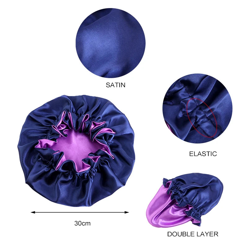 SilkWave™ Satin Sleep Bonnet