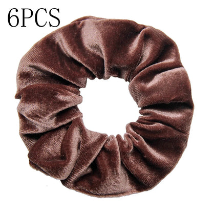 SilkWave 10-Piece Satin Scrunchie Set