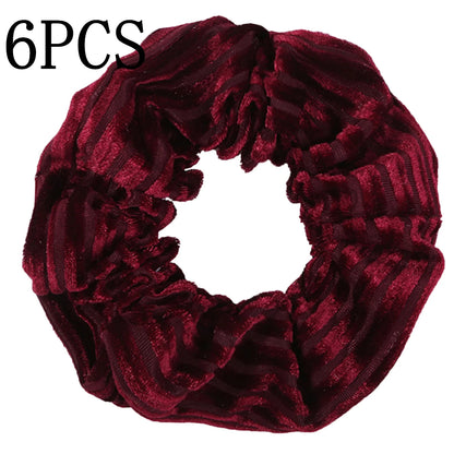 SilkWave 10-Piece Satin Scrunchie Set