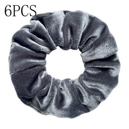 SilkWave 10-Piece Satin Scrunchie Set