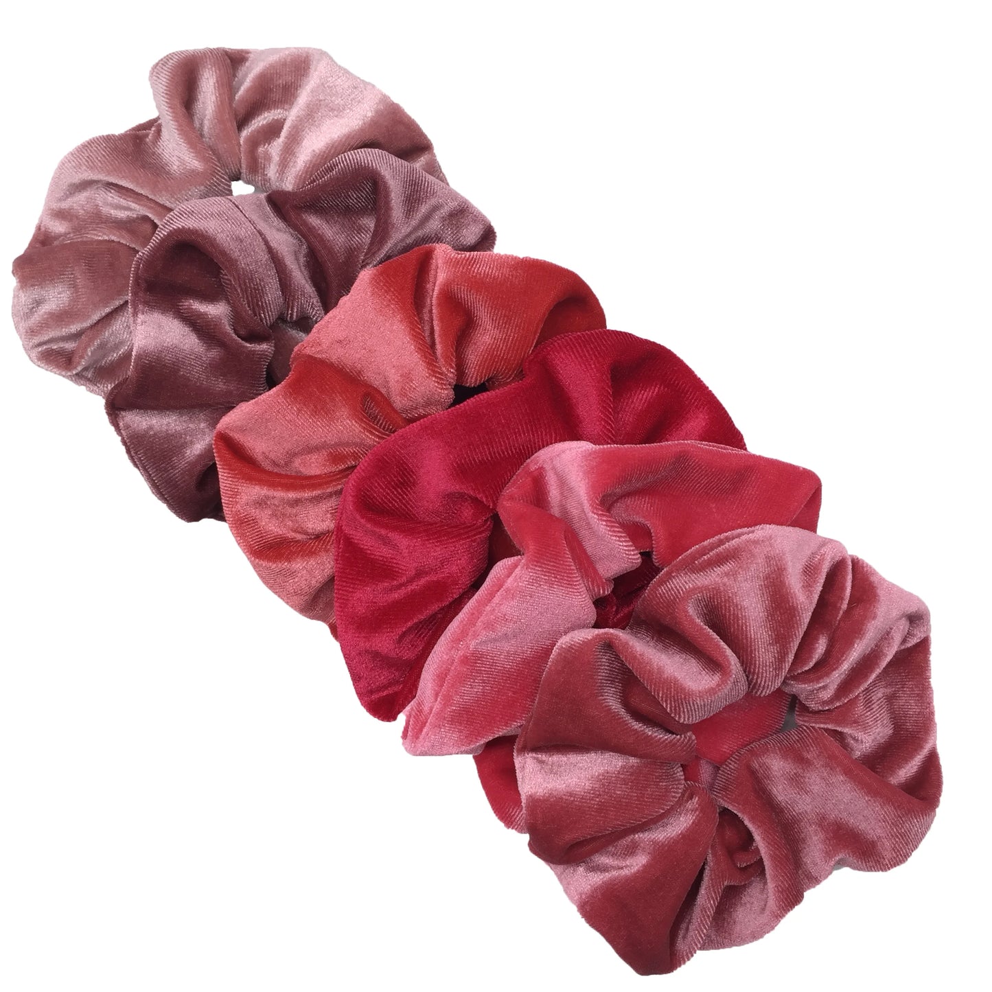SilkWave 10-Piece Satin Scrunchie Set