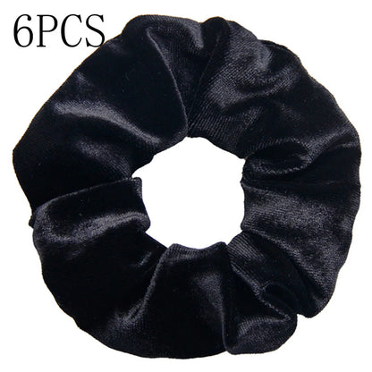 SilkWave 10-Piece Satin Scrunchie Set