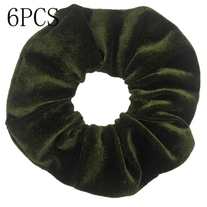 SilkWave 10-Piece Satin Scrunchie Set