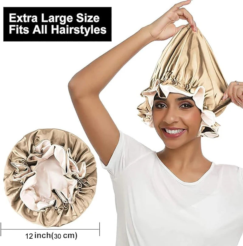 SilkWave™ Satin Sleep Bonnet