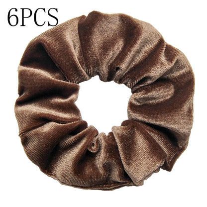 SilkWave 10-Piece Satin Scrunchie Set