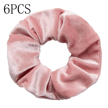 SilkWave 10-Piece Satin Scrunchie Set
