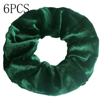 SilkWave 10-Piece Satin Scrunchie Set