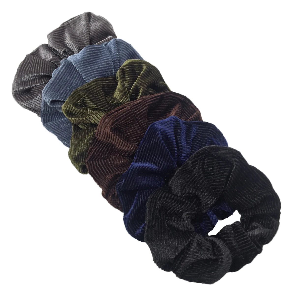 SilkWave 10-Piece Satin Scrunchie Set