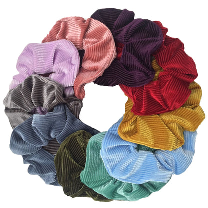 SilkWave 10-Piece Satin Scrunchie Set