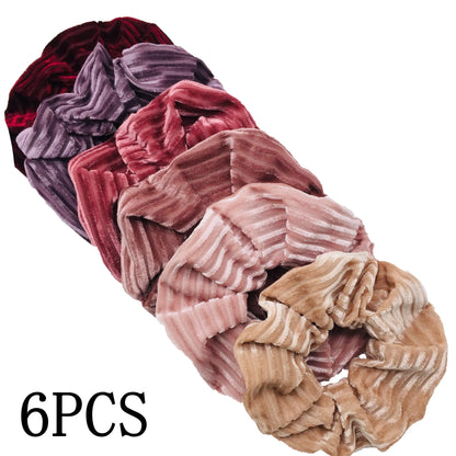 SilkWave 10-Piece Satin Scrunchie Set
