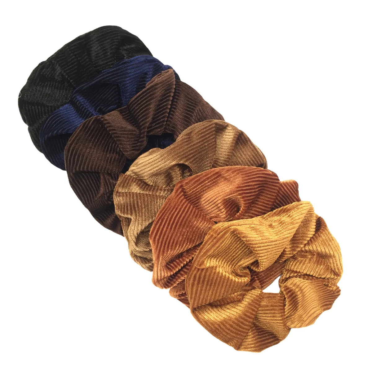 SilkWave 10-Piece Satin Scrunchie Set