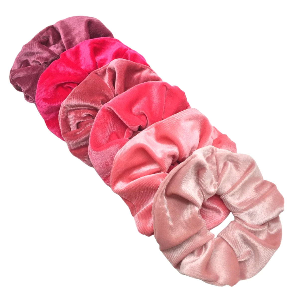 SilkWave 10-Piece Satin Scrunchie Set