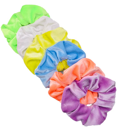 SilkWave 10-Piece Satin Scrunchie Set