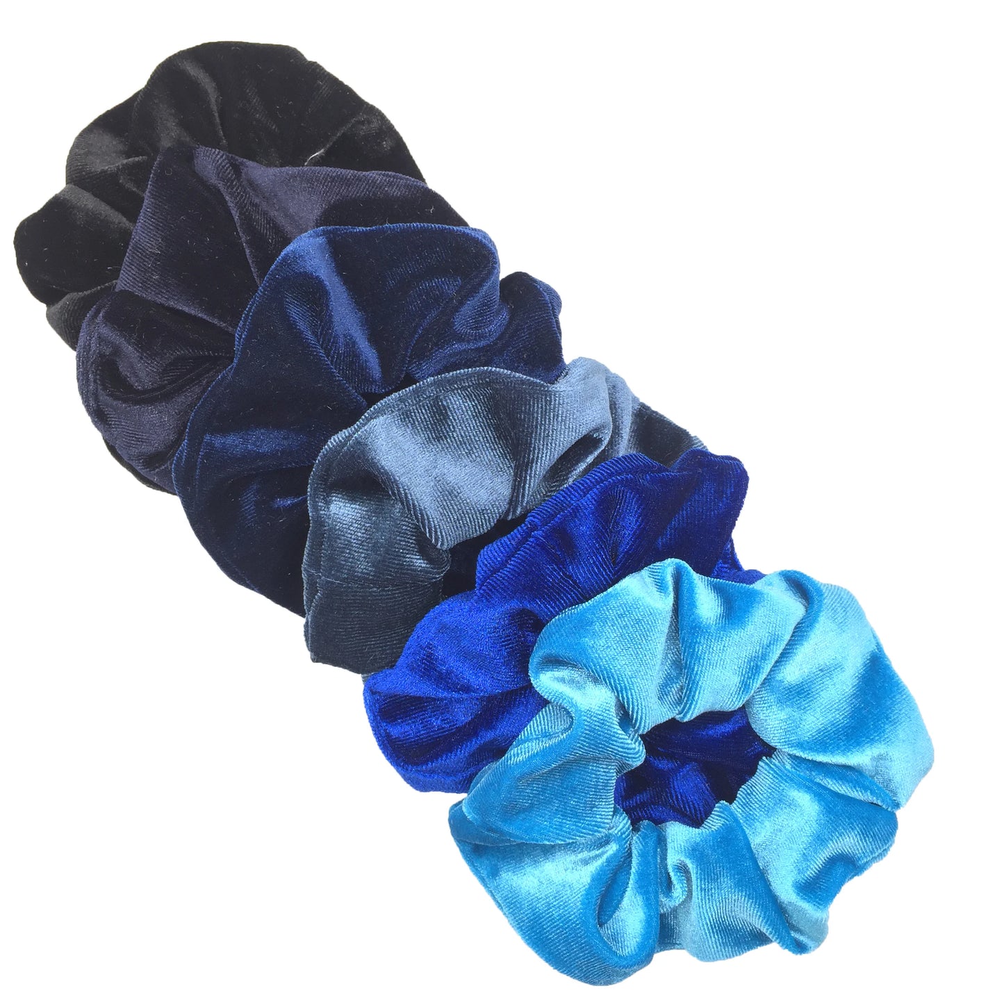 SilkWave 10-Piece Satin Scrunchie Set