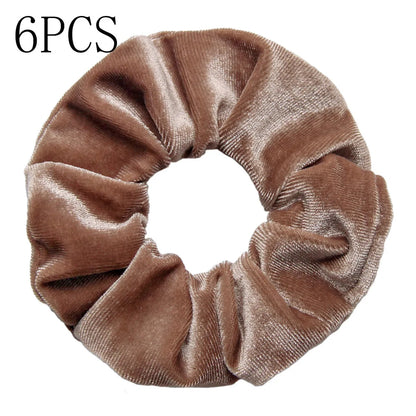 SilkWave 10-Piece Satin Scrunchie Set