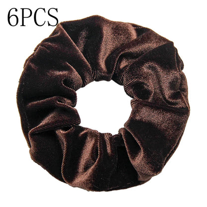 SilkWave 10-Piece Satin Scrunchie Set
