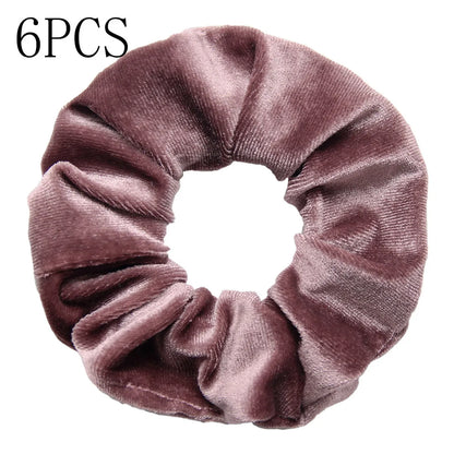 SilkWave 10-Piece Satin Scrunchie Set