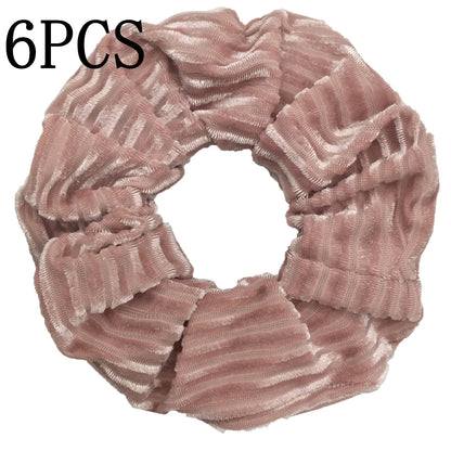 SilkWave 10-Piece Satin Scrunchie Set