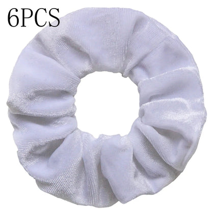 SilkWave 10-Piece Satin Scrunchie Set