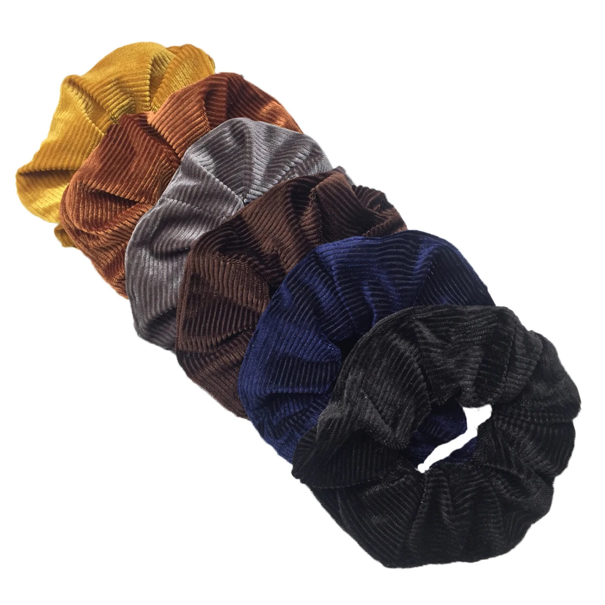 SilkWave 10-Piece Satin Scrunchie Set